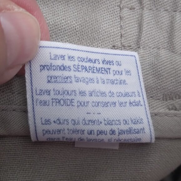 Tilley Endurables | Khaki Elastic Waist Cotton Blend Pants | Size 16 - Picture 8 of 10